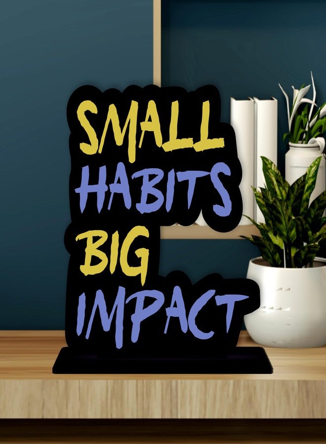 Giftplease Wooden Idols and Figurine Quotes Table Decoration for Office Desk | Home Decor Item | Living Room | Modern Art Wood Showpiece Gift Item (TP-93) - Image 3